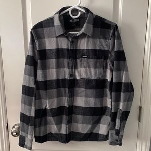 Black small hollister flannel